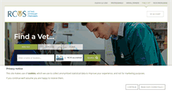 Desktop Screenshot of findavet.rcvs.org.uk